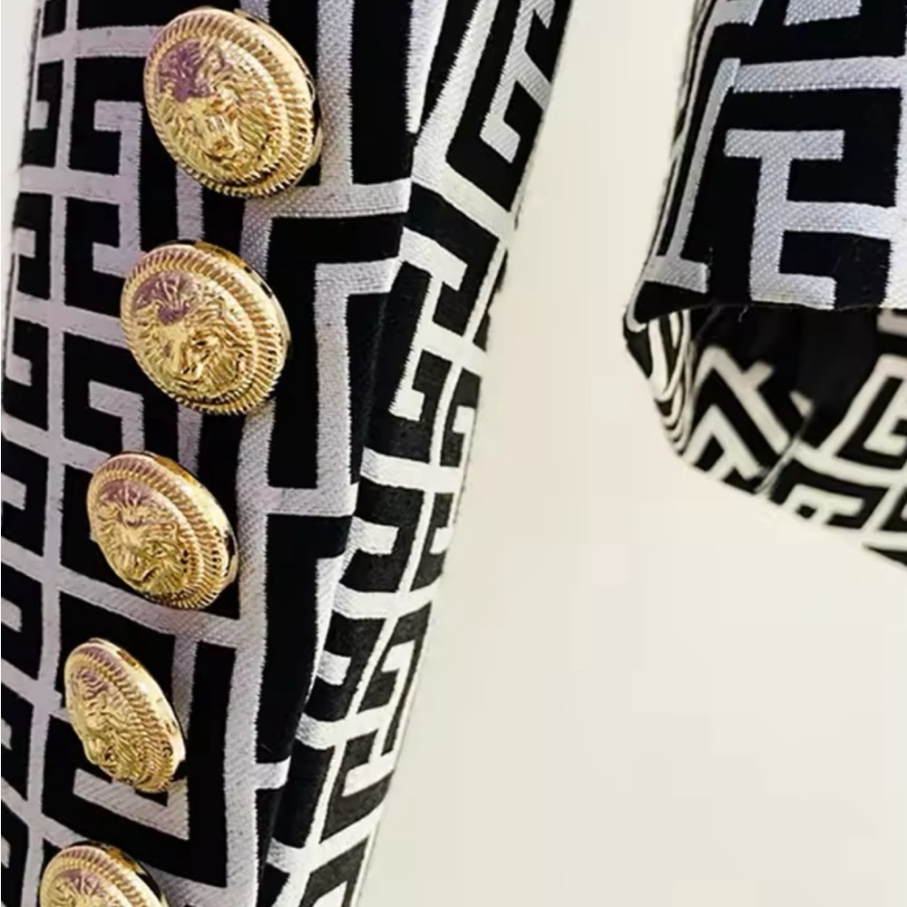 NWOT patterned blazer - Picture 3 of 9